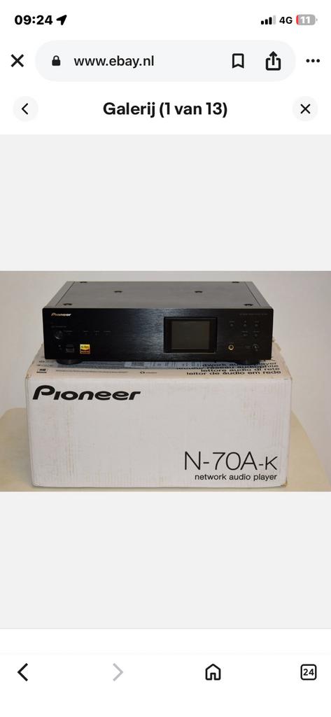 Streamer Pioneer Age 700 Hit Res, TV, Hi-fi & Vidéo, Antennes paroboliques, Enlèvement, Comme neuf