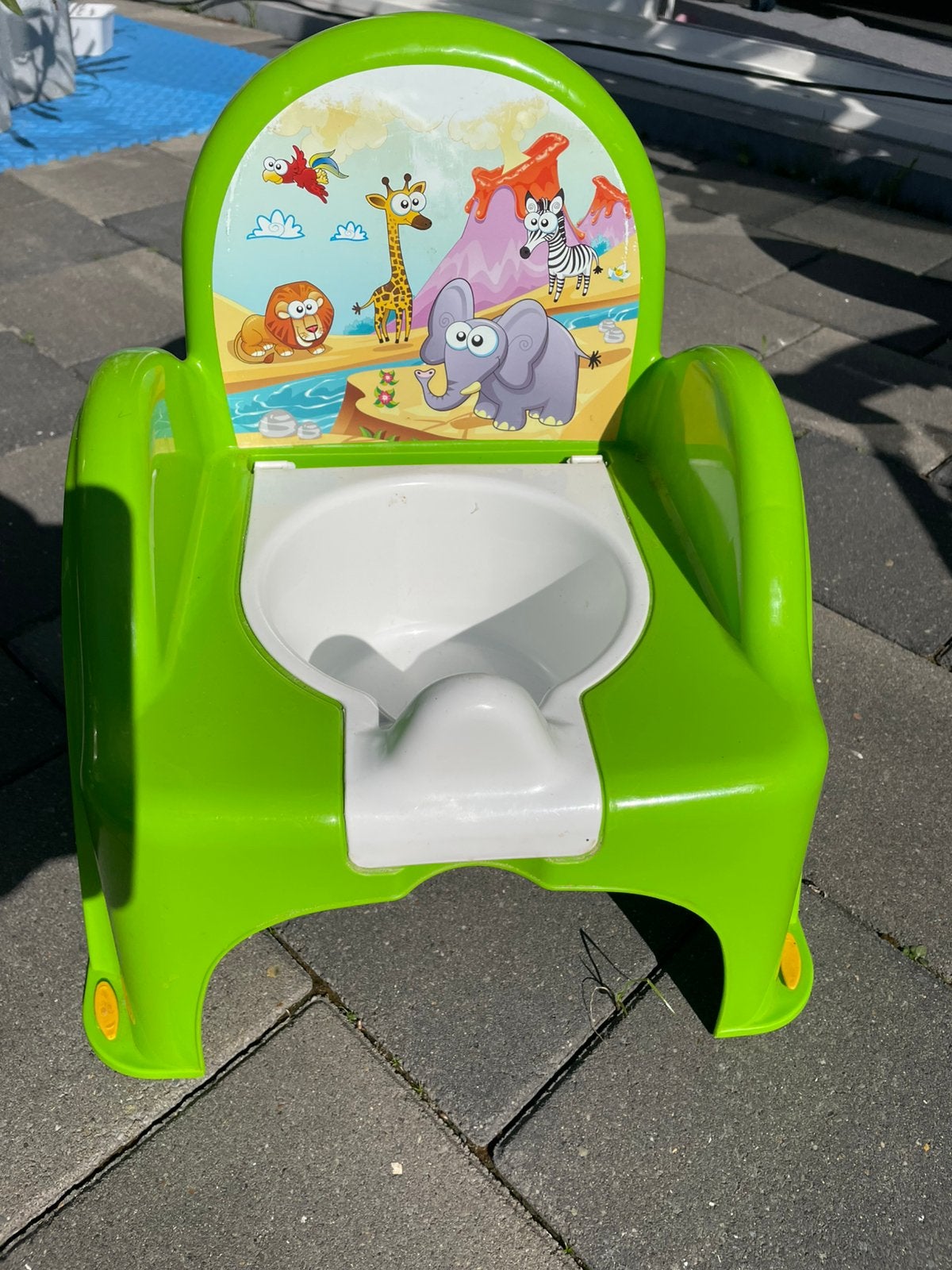 Wc potje groen Safari, Enfants & Bébés, Enlèvement, Utilisé