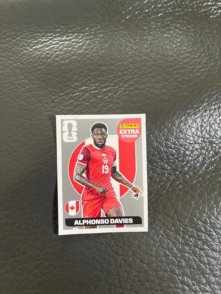 Zilveren Panini sticker Alfonso Davies, Verzamelen, Stickers, Ophalen, Nieuw, Overige typen