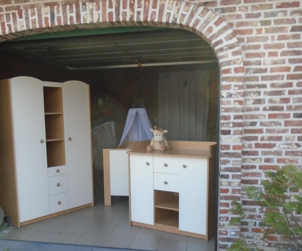 babykamer Prénatal bedje, kast, commode, Ophalen, Zo goed als nieuw, Commode