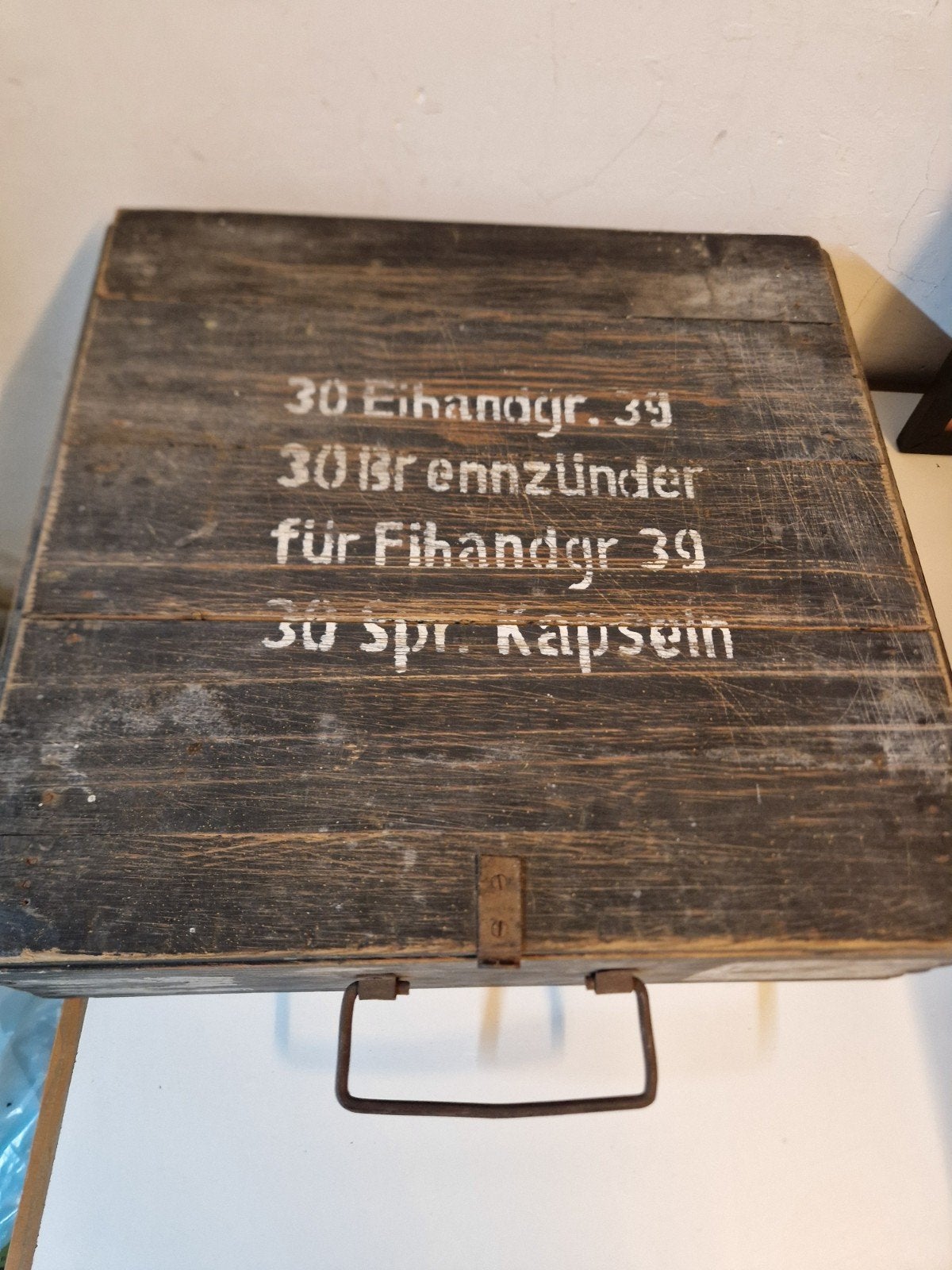 ww2 Duitse kist voor eiergranaten, Verzamelen, Ophalen of Verzenden