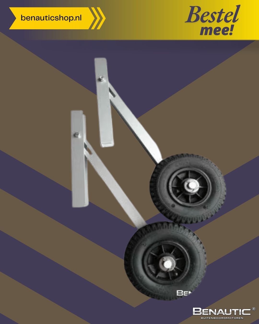 Honwave rubberboot accessoire opklapbare aluminium strandwie, Watersport en Boten, -, Nieuw, -, -