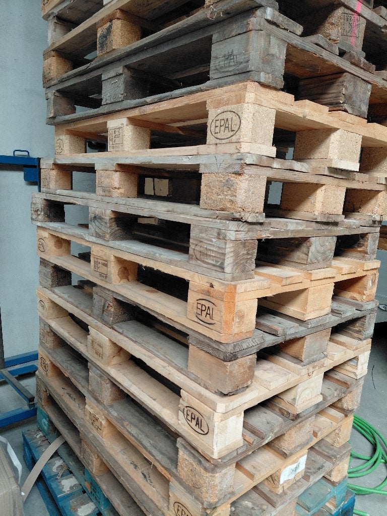20 X EPAL / EURO pallets, goede staat, Bricolage & Construction, Bois & Planches, Utilisé, Palette, Moins de 200 cm, Enlèvement