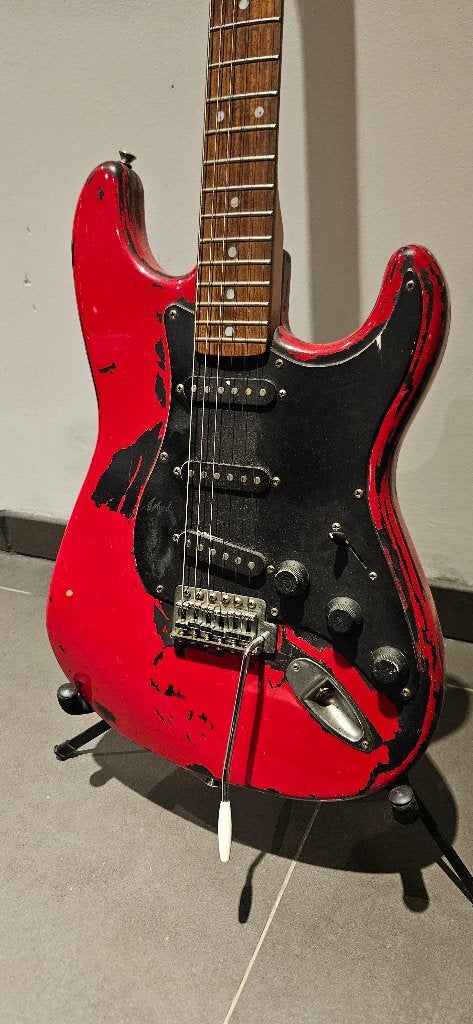 Affinity strat Squier, Muziek en Instrumenten, Ophalen, Gebruikt, Solid body, Fender