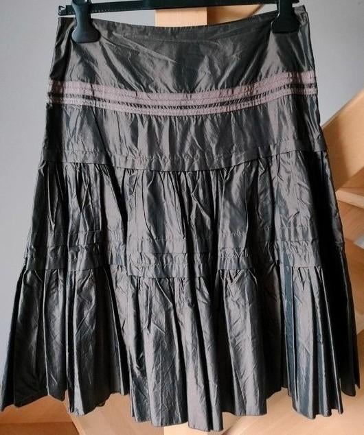 Prachtige zijde rok Nougat London. Medium of maat: 2., Kleding | Dames, Maat 38/40 (M), Bruin, Ophalen of Verzenden, Zo goed als nieuw