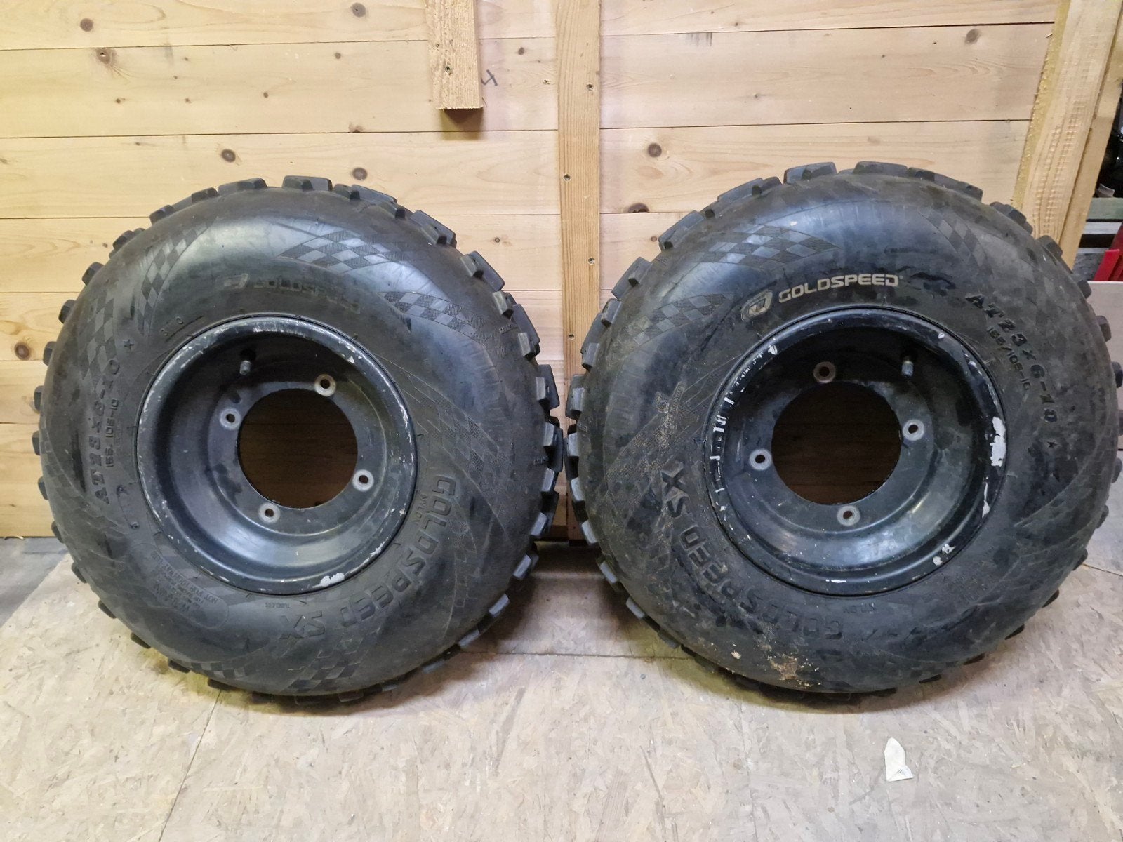 Zandbanden goldspeed sx met velg