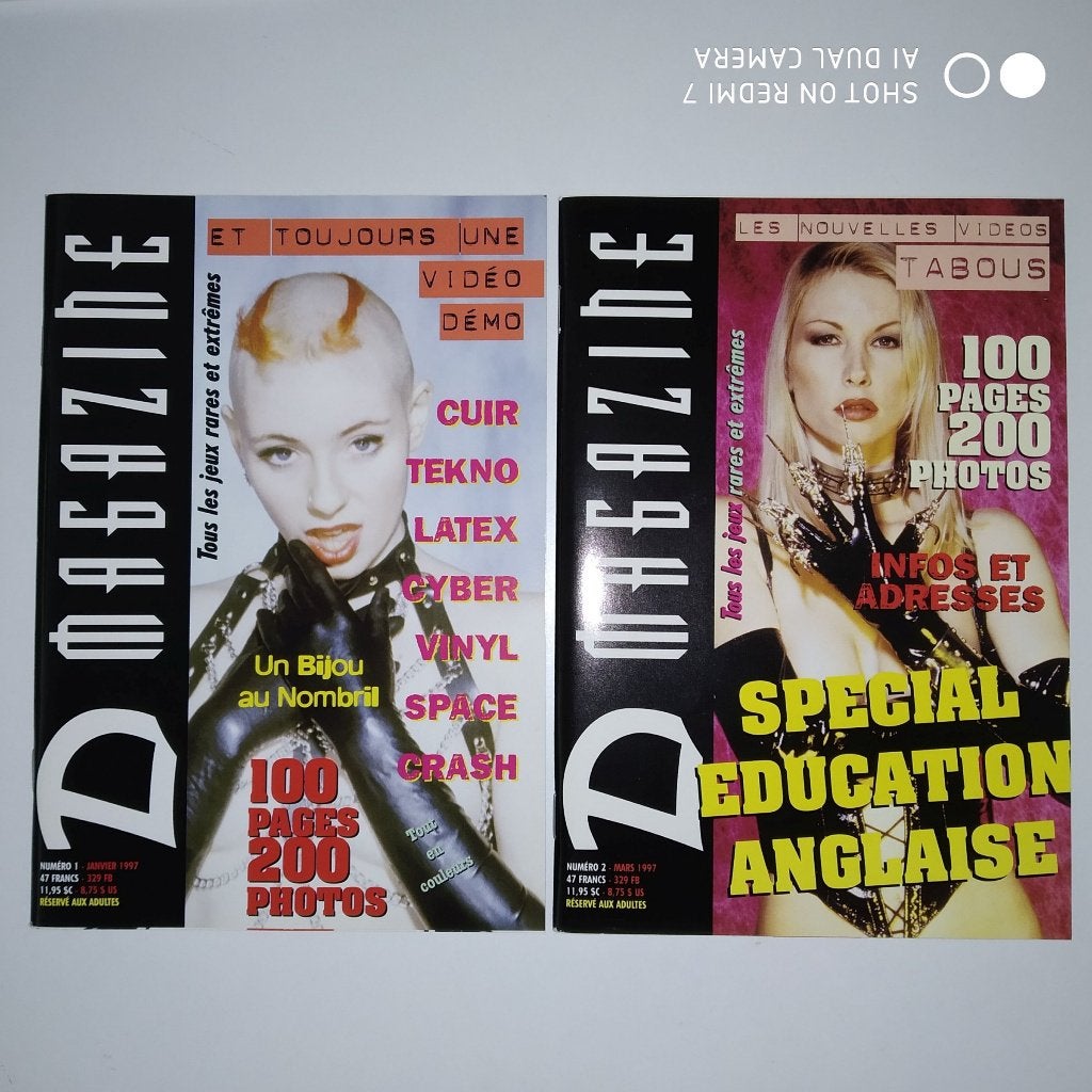 D MAGAZINE lot de 2  nr 1 & 2 (01/97-02/97), Livres, Enlèvement ou Envoi, Neuf, Autres types
