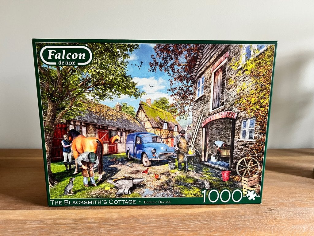 Puzzel Falcon de luxe - The blacksmith's cottage, Hobby en Vrije tijd, Ophalen of Verzenden, 500 t/m 1500 stukjes, Zo goed als nieuw