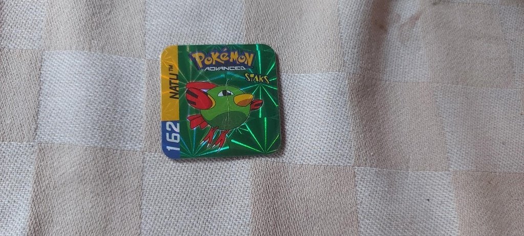 pokemon magneet panini staks Natu holo uit 2003, Ophalen of Verzenden, Nieuw