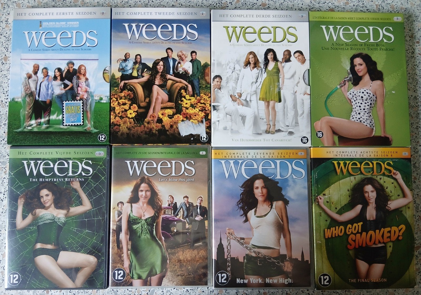 Weeds seizoen 1 t/m 8, Ophalen of Verzenden, Zo goed als nieuw, Engels, Nederlands