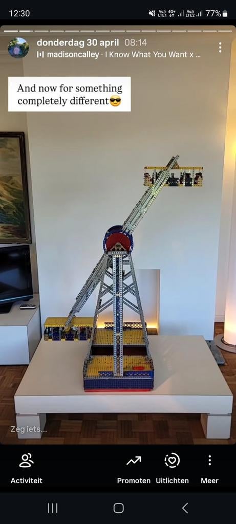 Vintage reuzenrad Meccano, Ophalen of Verzenden