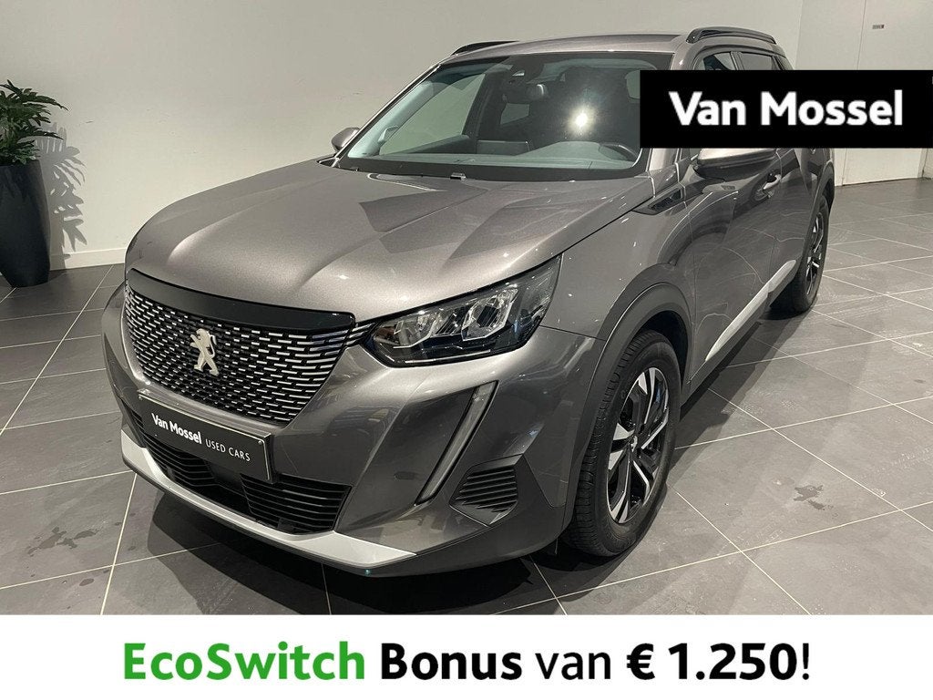 Peugeot 2008 1.2T Allure automaat, Auto's, Stof, Zwart, 115 g/km, 5 zetels