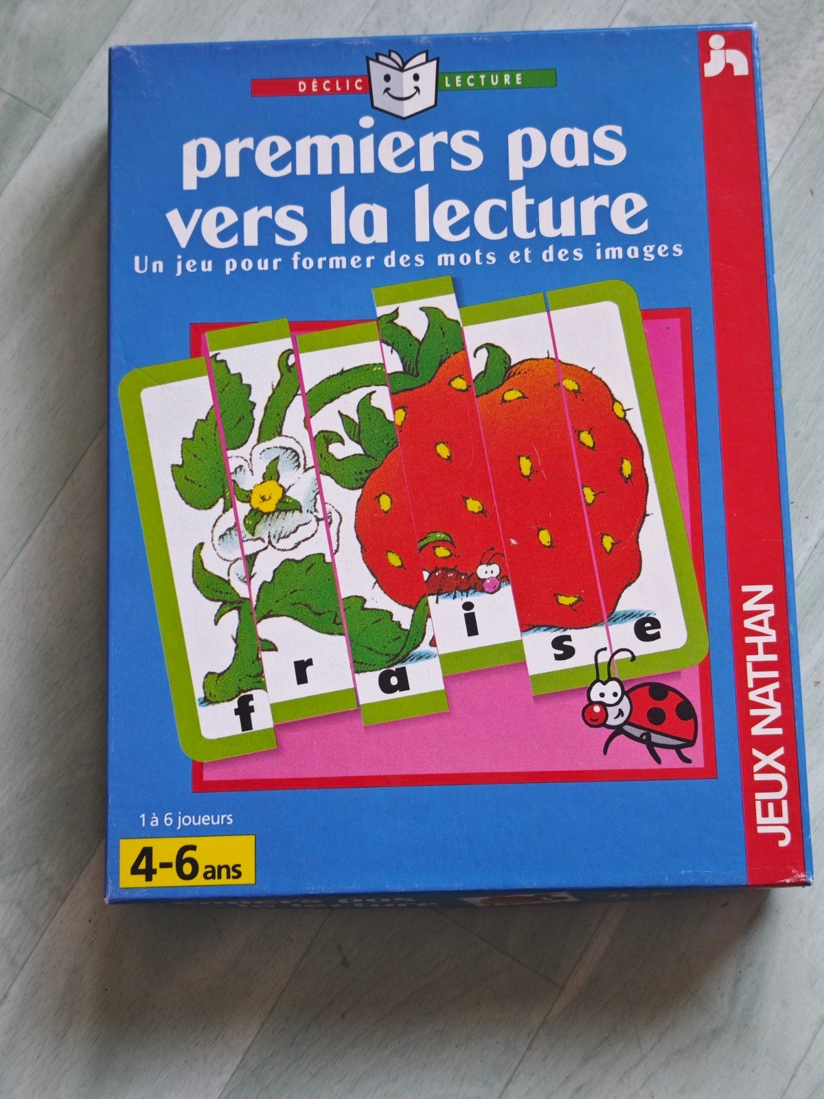 Jeu éducatif Vintage Nathan - Premiers pas vers la lecture, Hobby en Vrije tijd, Gezelschapsspellen | Kaartspellen, Ophalen