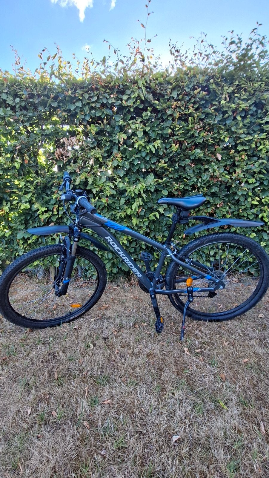 rockrider st 100 sport trail, Gebruikt, Velgrem, Rockrider (Decathlon), Handrem