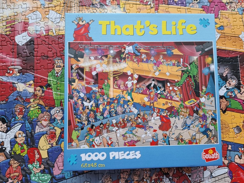 That's life puzzels 1000 stukjes, Hobby en Vrije tijd, Ophalen, 500 t/m 1500 stukjes, Zo goed als nieuw