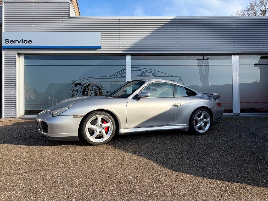 Porsche 911 Carrera 4S 3.6i - Carn. detrer - Parfait état, Autos, Cuir, Argent ou Gris, Achat, Entreprise