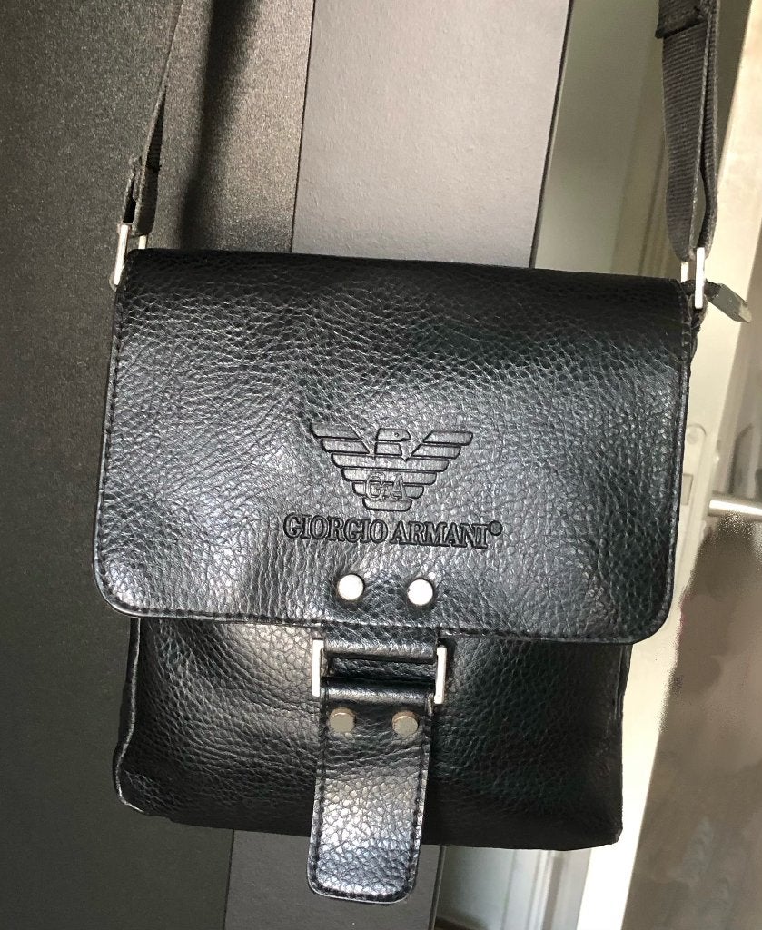 Schoudertas, Autres marques, Cuir, Comme neuf, Noir