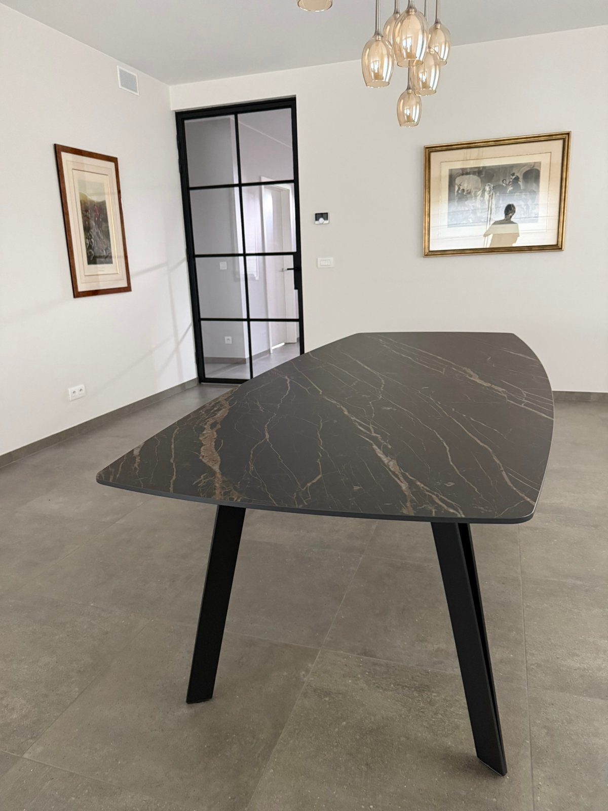 Tafel eetkamer keramisch, Enlèvement, Comme neuf