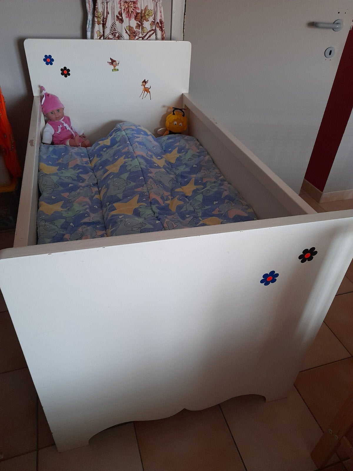 Kinderbed, Kinderen en Baby's, Kinderkamer | Bedden, Ophalen, Matras