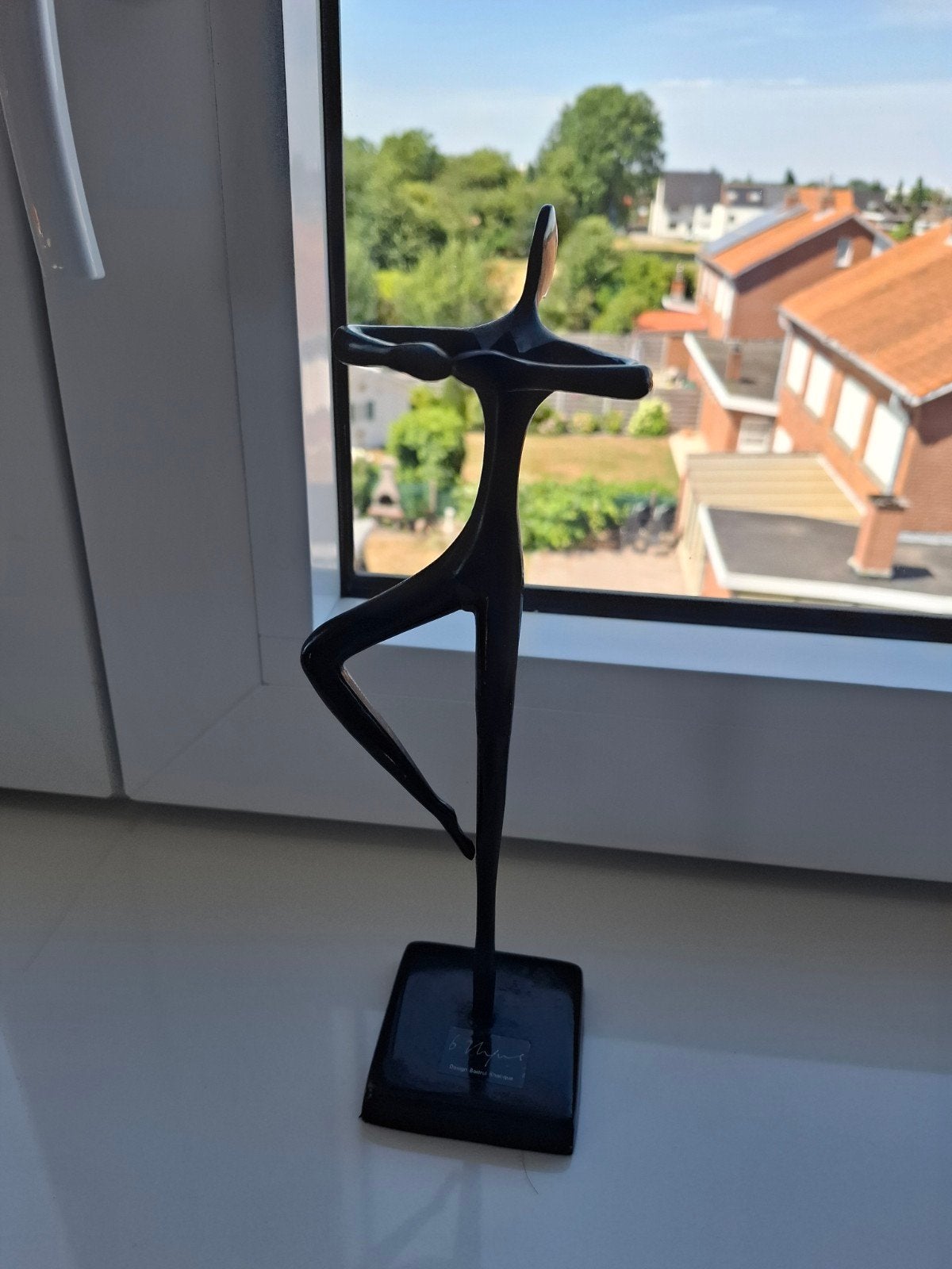 prachtig beeldje design Bodrul Kalique metaal, Antiek en Kunst, Kunst | Designobjecten, Ophalen, Beeld, Metaal