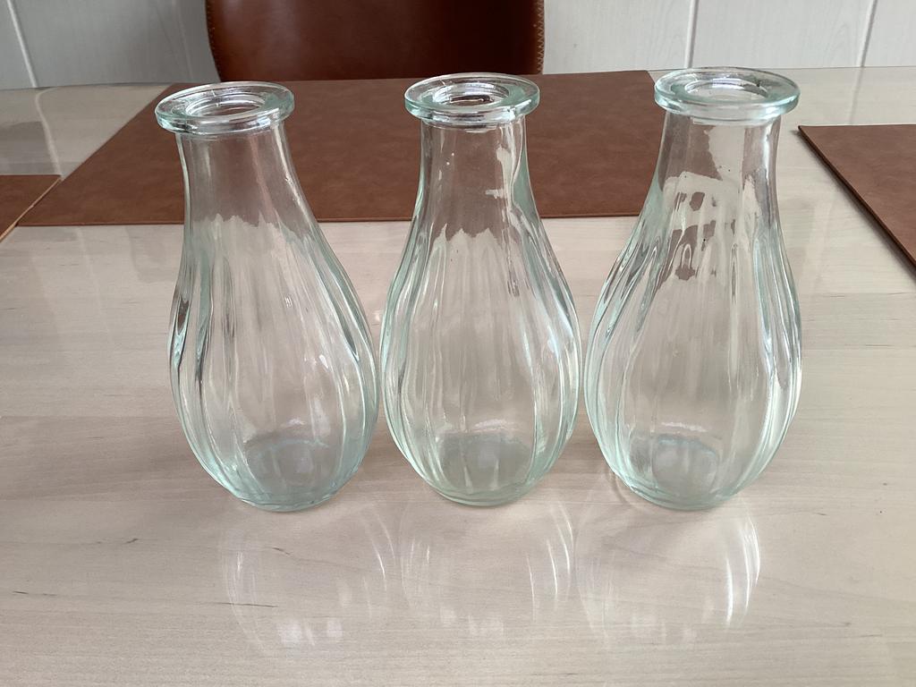 3 kleine vaasjes samen, Ophalen, Zo goed als nieuw