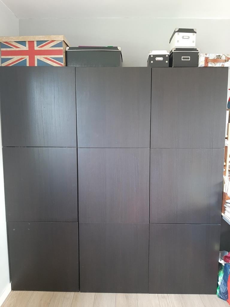 Ikea Besta 3 kolomkasten wandmeubel, Ophalen