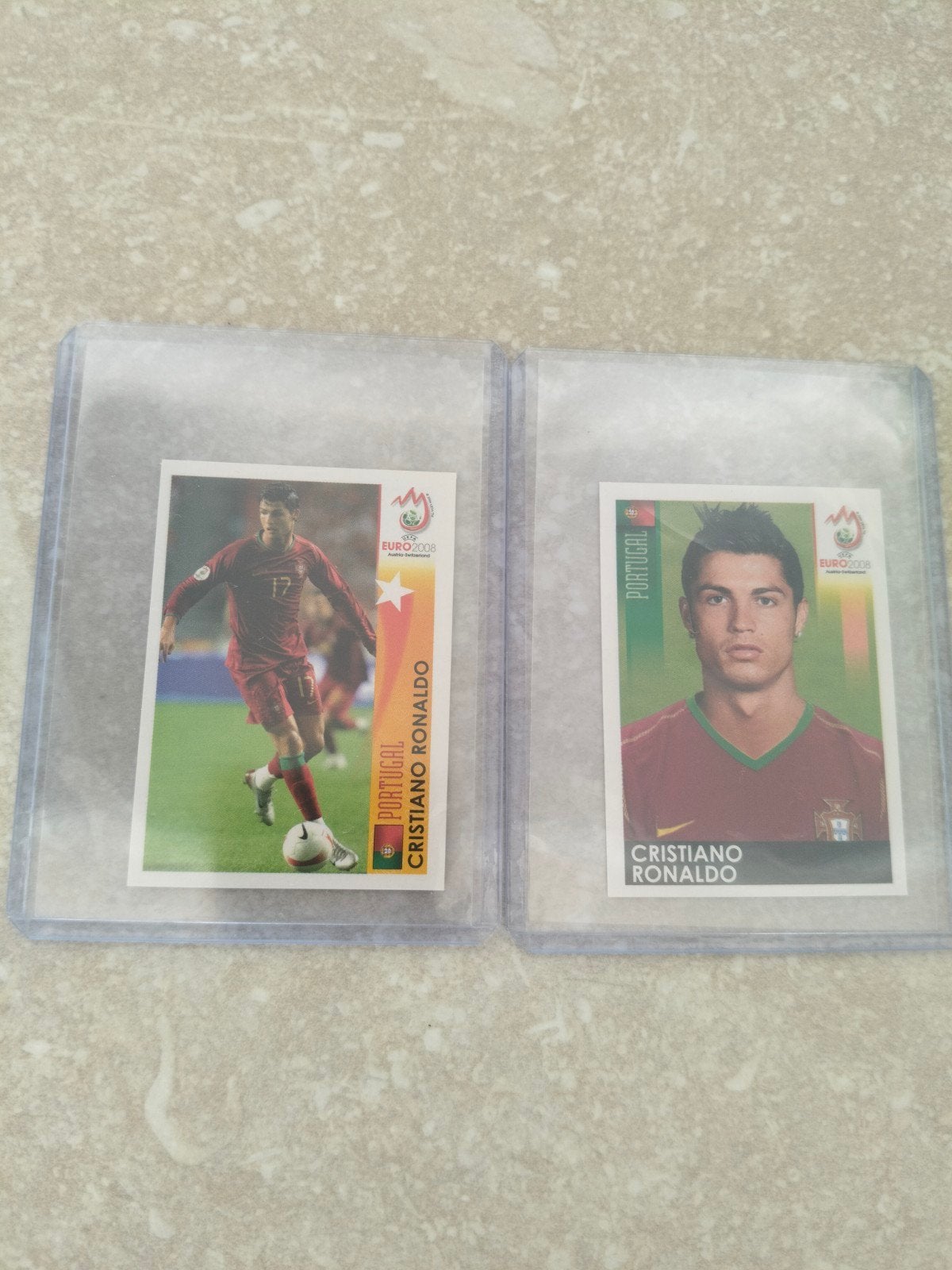Christiano Ronaldo Panini stickers Euro 2008, Ophalen of Verzenden
