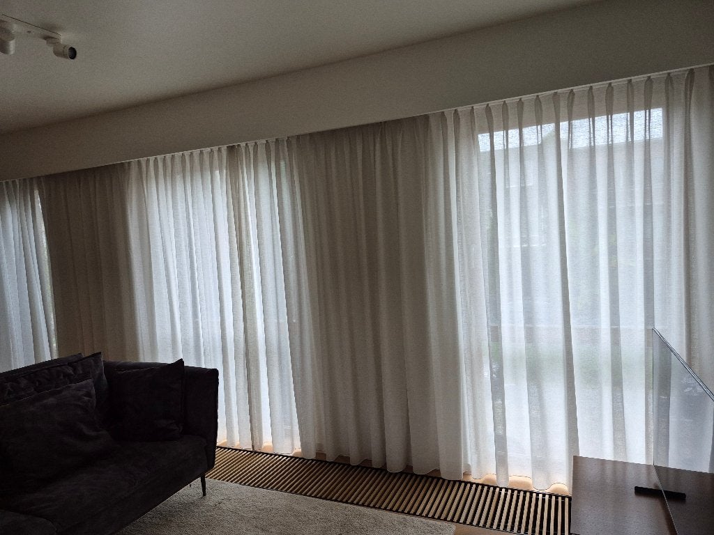 Rideaux intercalaires blancs Quantum, Kwantum, Comme neuf, Enlèvement, Voilage semi-transparent