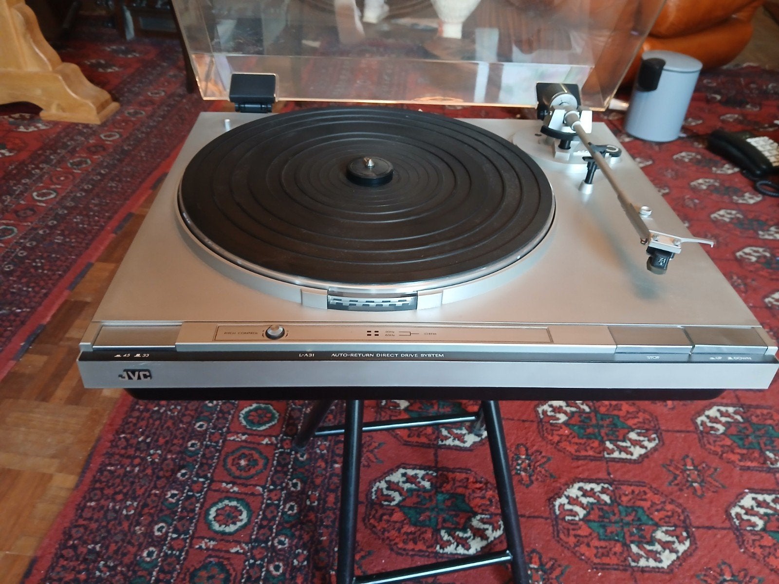 JVC L-A31 – Platine vinyle Direct Drive Auto-Return – Très b, Audio, Tv en Foto, Platenspelers, Automatisch