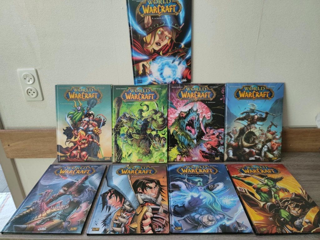 Lot BD "World of Warcraft" - Tomes 1 à 9, Série complète ou Série, Enlèvement, Utilisé