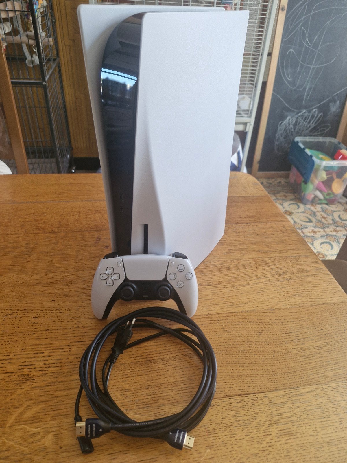 ps5 fat disque + manette, Enlèvement, Reconditionné, Playstation 5