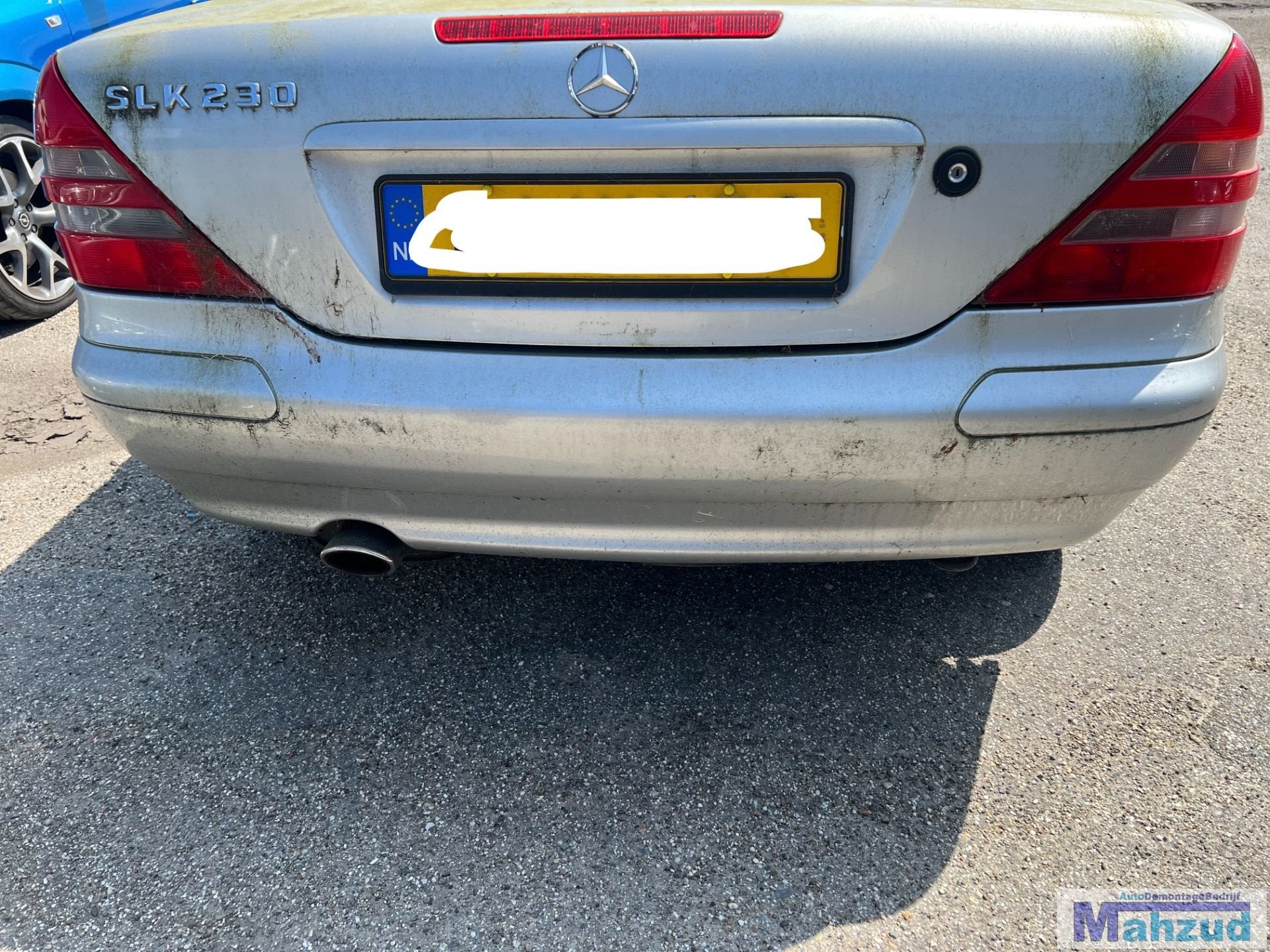 Pare-chocs arri re argent H744 pour MERCEDES SLK R170 (1996-, Mercedes-Benz AG, Pare-chocs, Mercedes-Benz, Utilisé