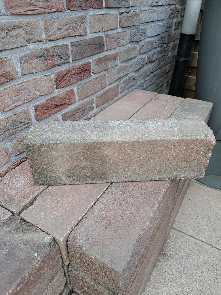 56 boordstenen in beton, Tuin en Terras, Ophalen, Gebruikt, Minder dan 25 cm, Border