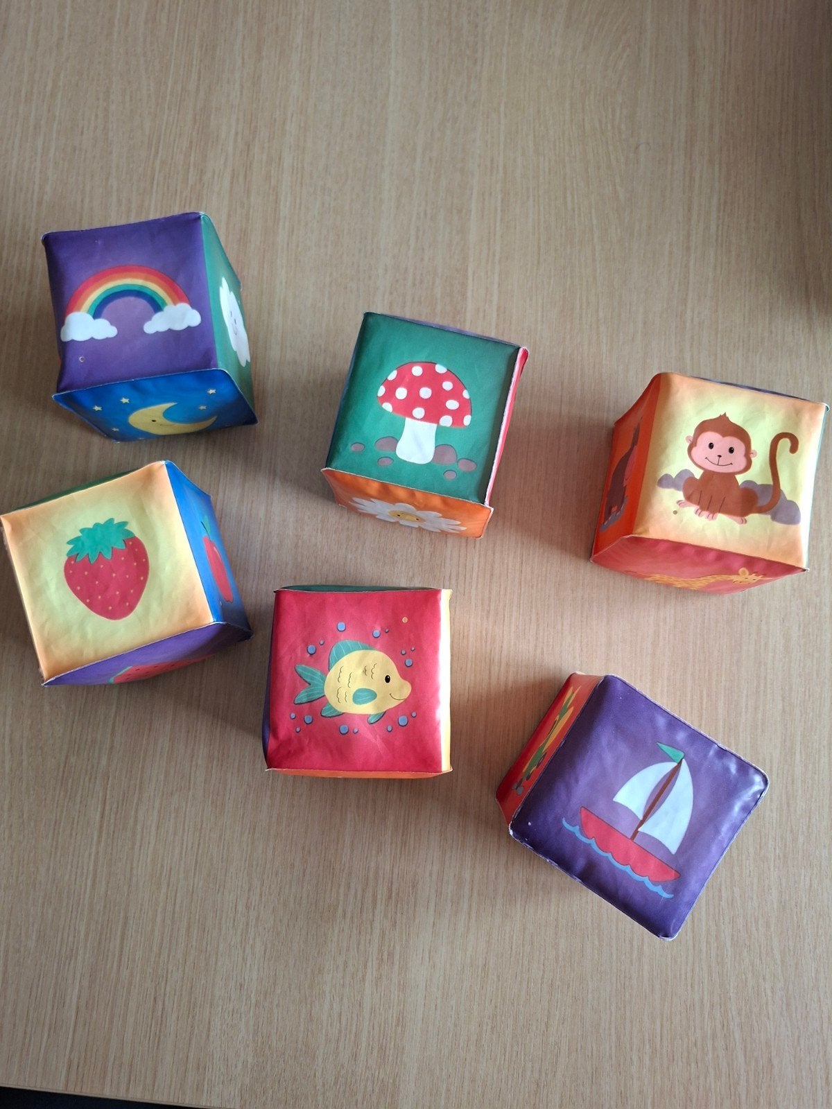 Eerste blokjes, Kinderen en Baby's, Speelgoed | Babyspeelgoed, Ophalen of Verzenden, Zo goed als nieuw, Overige typen