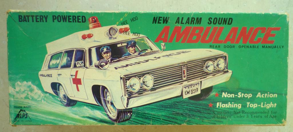 ALPS Toys Ambulance in doos jaren 60, Ophalen of Verzenden