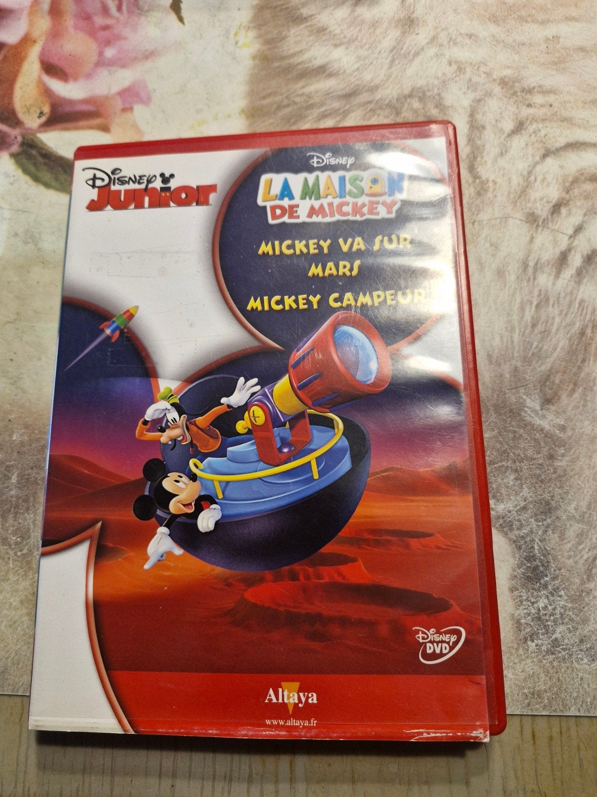 dvd disney mickey va sur mars mickey campeur en bone etat, Enlèvement ou Envoi, Comme neuf, Français