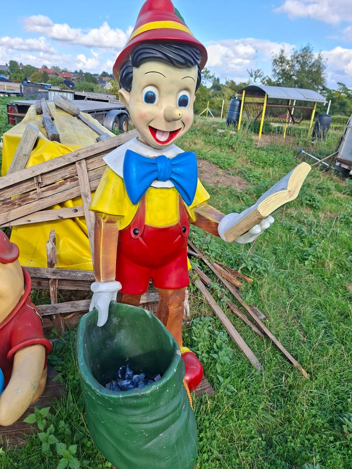 polyester beeld pinokio en winnen the pooh