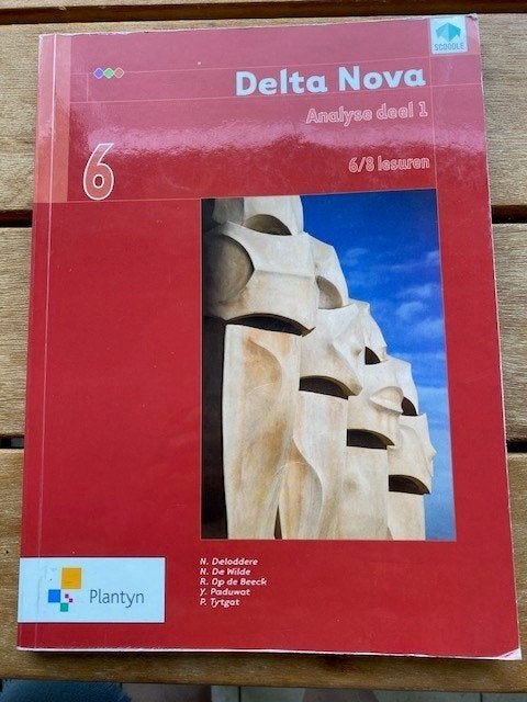 Delta Nova analyse deel1, Livres, Livres scolaires, Enlèvement, Utilisé, Secondaire, Mathématiques B