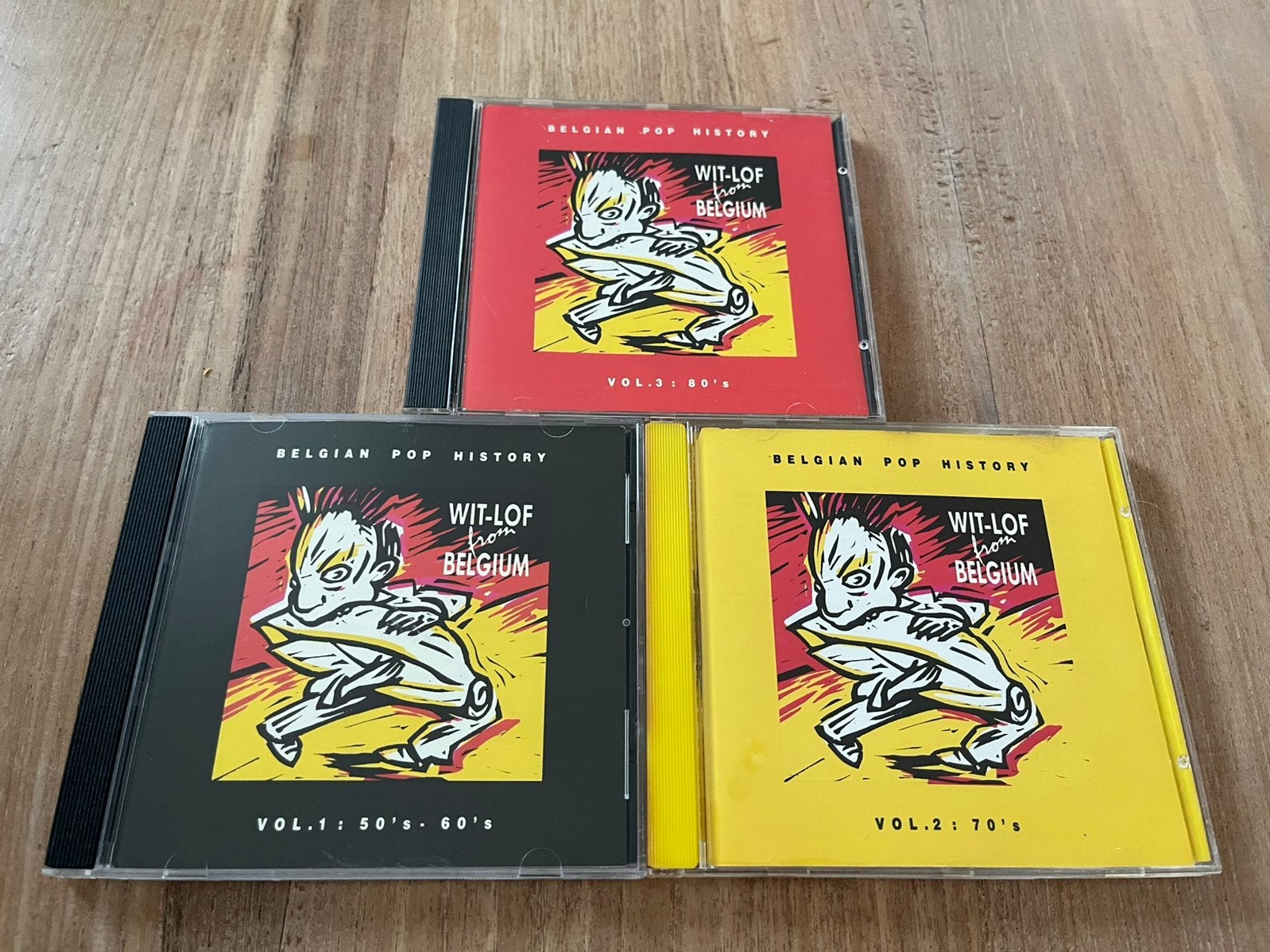 Wit-lof from Belgium vol 1,2 en 3, Cd's en Dvd's, Cd's | Rock, Ophalen of Verzenden, Zo goed als nieuw