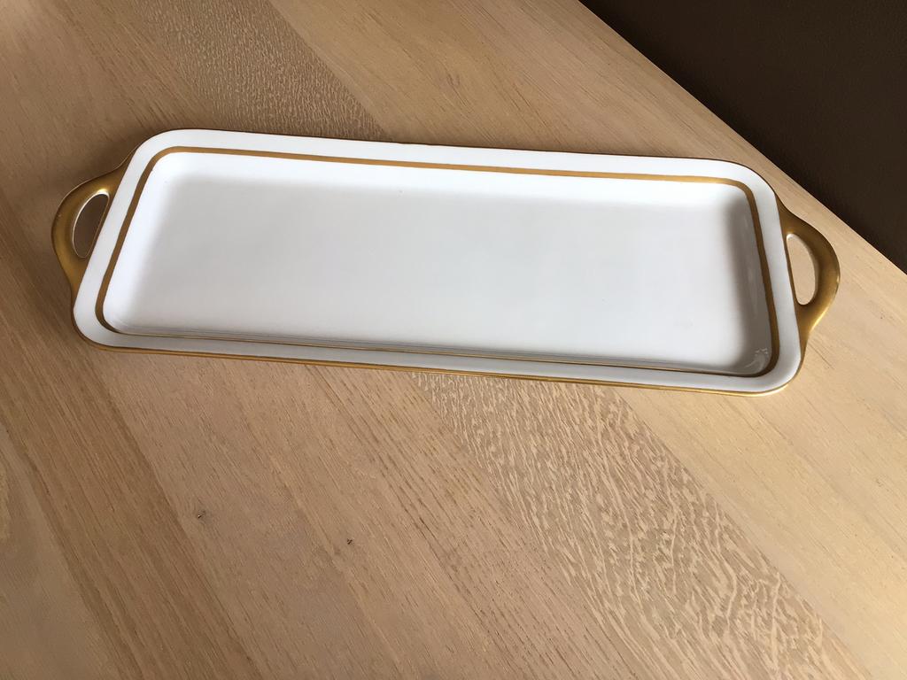 Rechthoekig dienblad, Cérabel, porcelaine de Baudour, Ophalen of Verzenden, Zo goed als nieuw