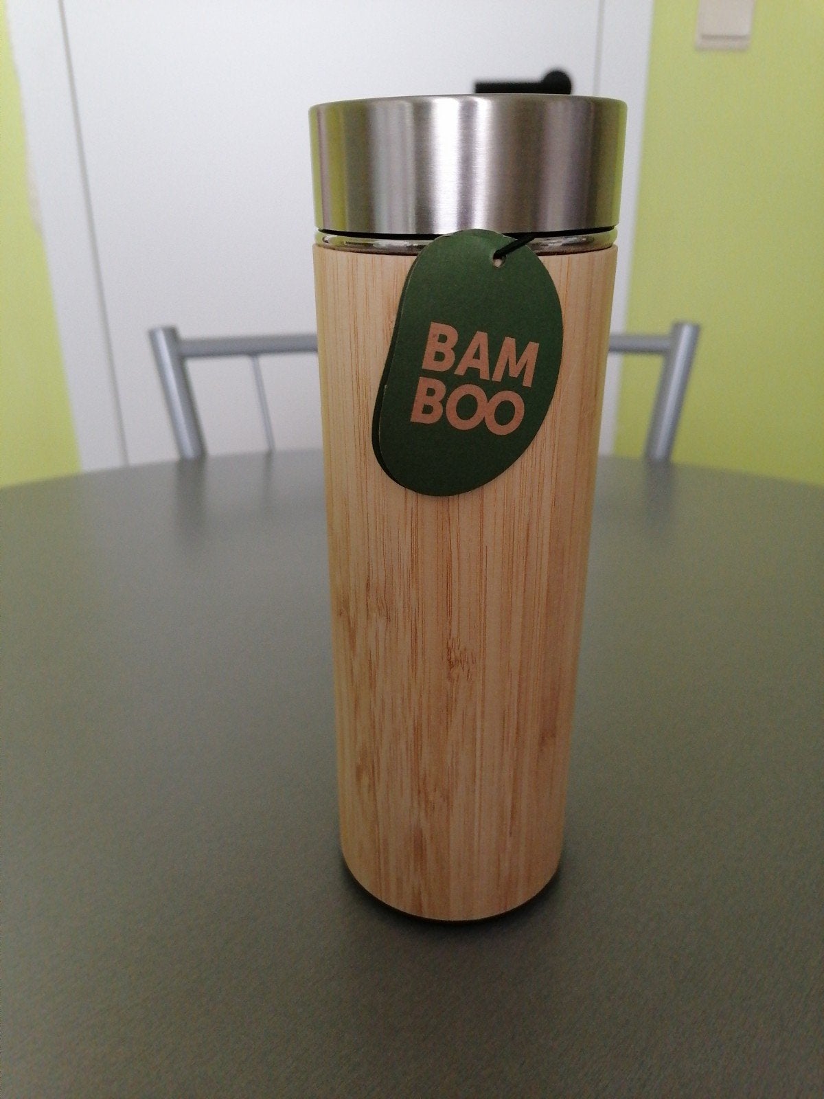 Bamboo drinkfles, Sport en Fitness, Drinkbussen, Ophalen of Verzenden