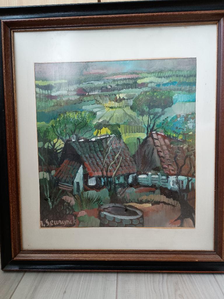 Schilderij André Seurynck, Ophalen