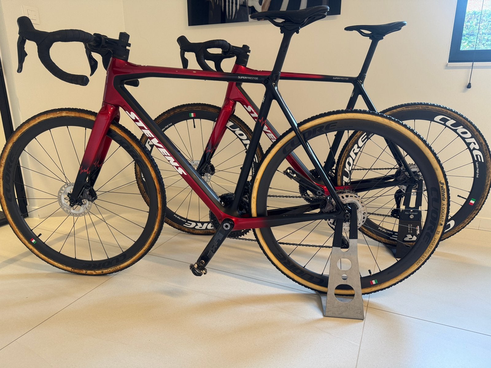 2 x Stevens superprestige 12speed Maat 58 in nieuwe staat!, Ophalen, Zo goed als nieuw