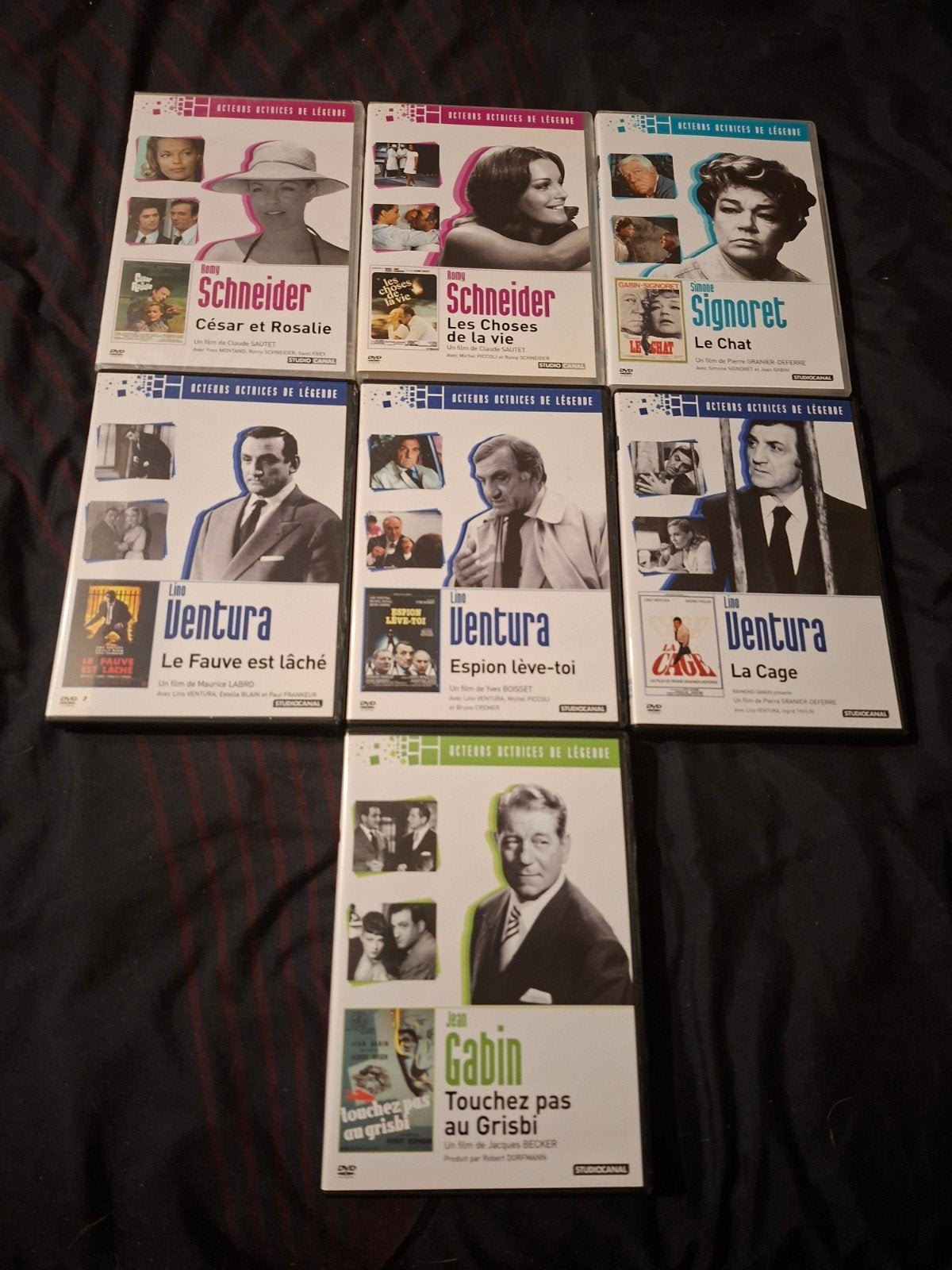 Te koop 7 dvd-collectie Acteurs, actrices of legend, Cd's en Dvd's, 1960 tot 1980, Overige genres, Vanaf 9 jaar, Ophalen of Verzenden