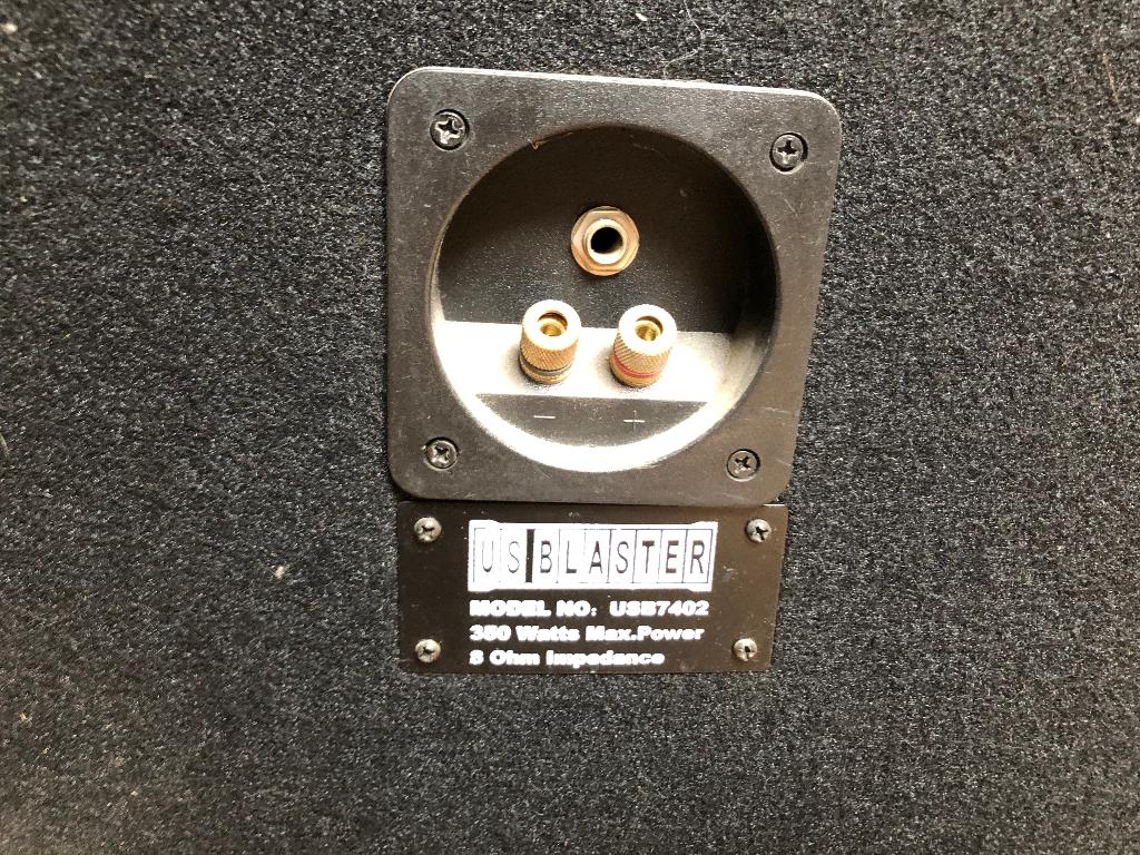 Ampli sono et 2 baffles, Enlèvement, Utilisé, Audio