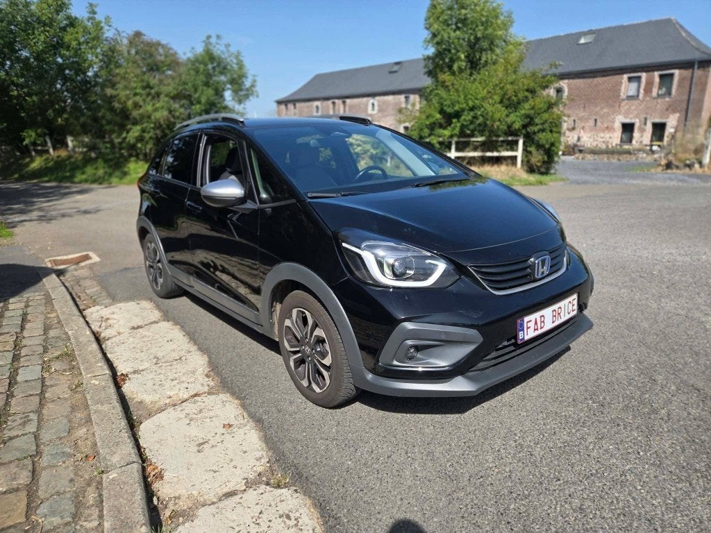 Honda Jazz Crosstar  Automatique Hybride 1er propriétaire, Auto's, Automaat, 1498 cc, Zwart, 72 kW
