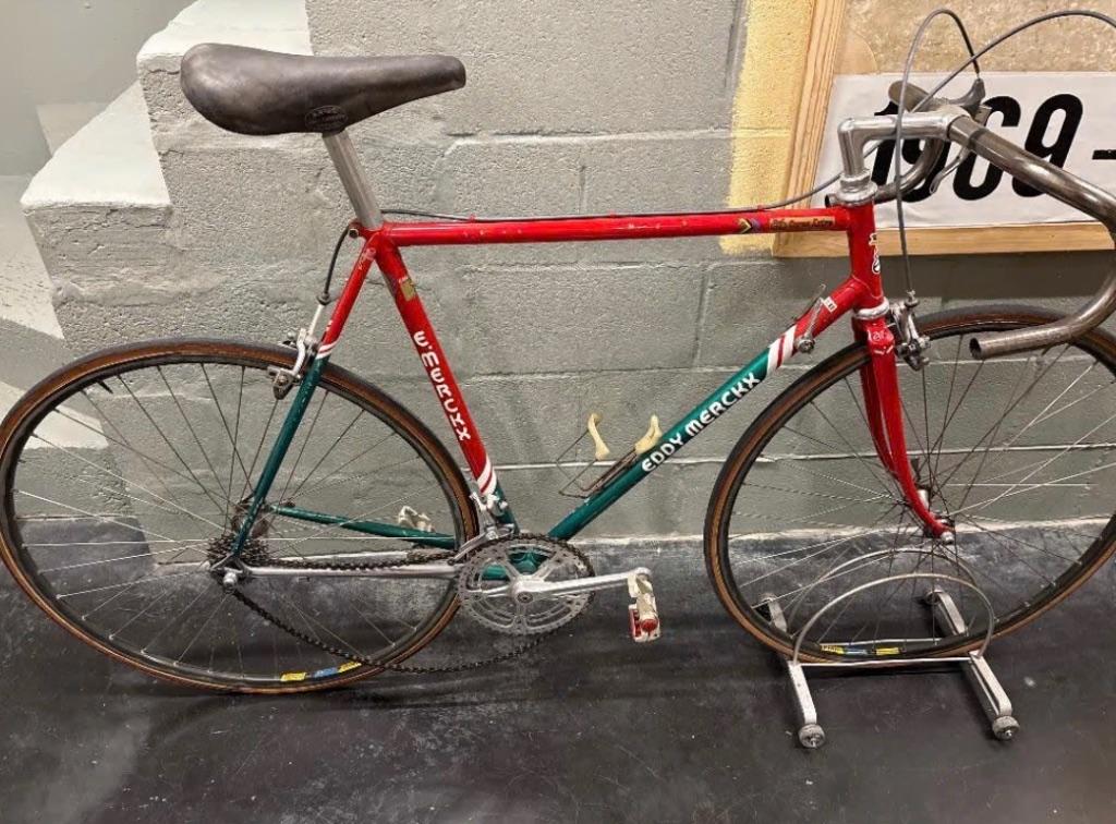 Retro Eddy Merckx team 7 eleven, Ophalen, 28 inch, Gebruikt, Staal