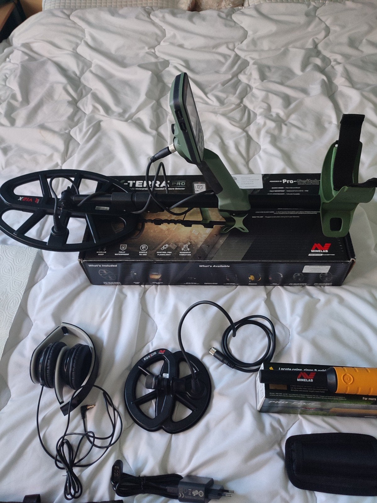 détecteur MINELAB X Terra pro avec accessoires, Enlèvement, Minelab