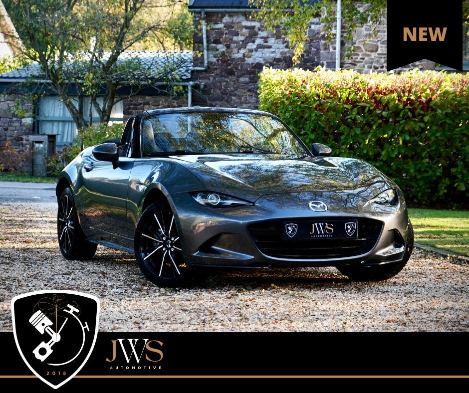 Mazda MX-5 ND3 184 * FULL MAZDA SERVICE - GARANTIE 06/2030 *, Cuir, Argent ou Gris, Achat, Entreprise