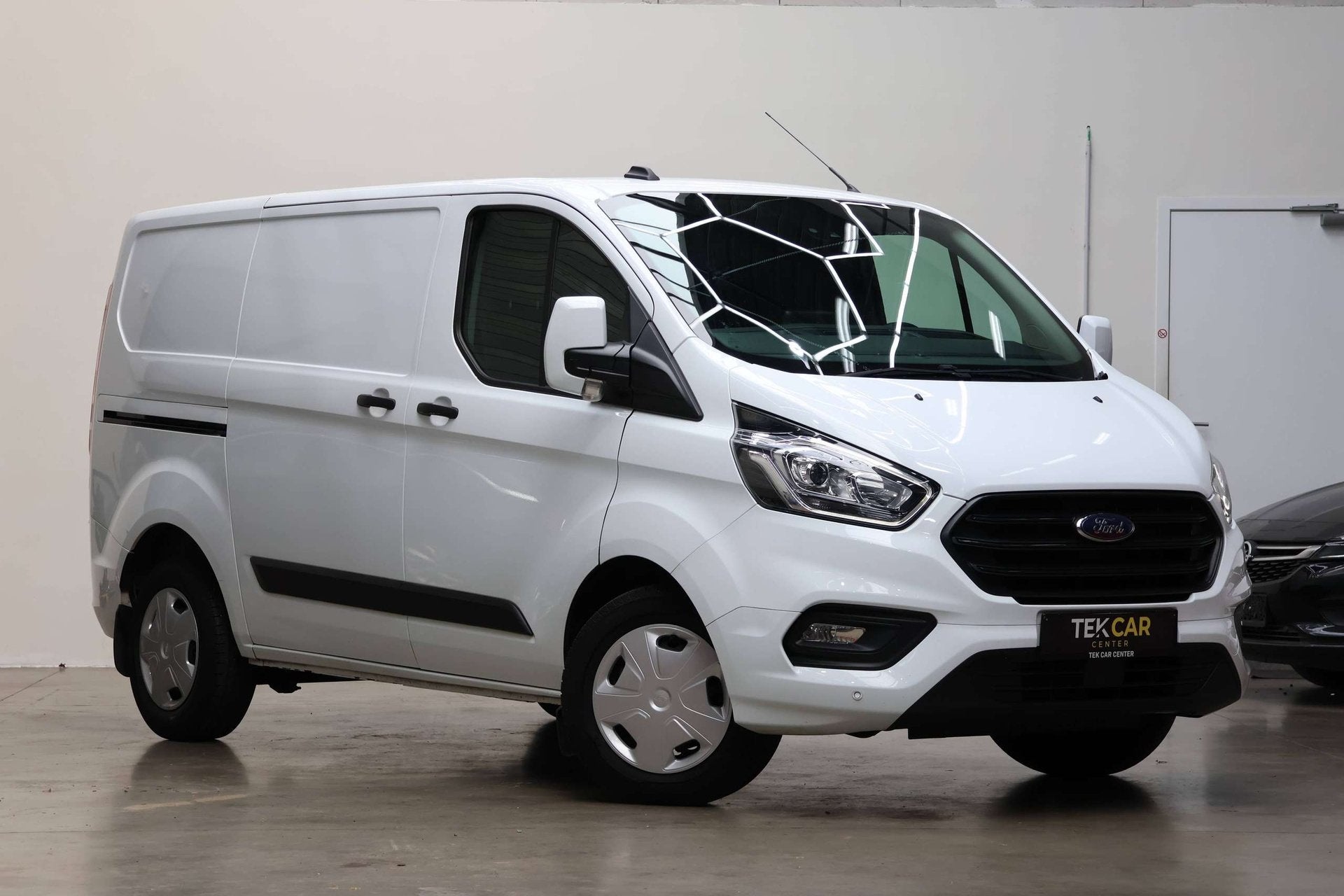 Ford Transit Custom 2.0 Ecoblue Automaat, Auto's, Automaat, Gebruikt, 4 cilinders, Wit